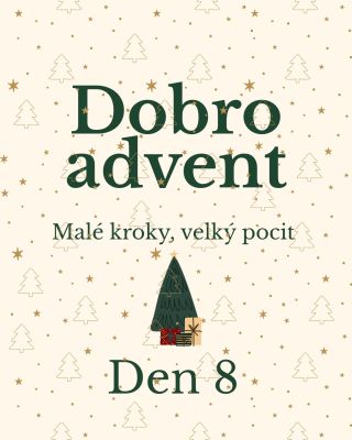 Den 8 🎄! Jsme ve třetině! A slovo pro dnešek je - DARUJ. Pokud jsi zdravý/á, máš lidi, co tě mají rádi, máš kde spát a co...
