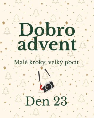 Den 23 🎄! Konec Dobro adventu je skoro tady a já z nás mám fakt radost ☺️ No a protože zítra se bude fotit o sto šest, tak...