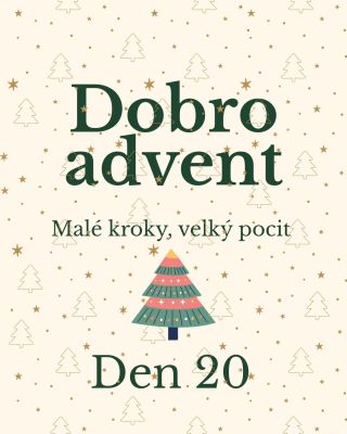 Den 20 🎄! Jednoduchý úkol skvělý pro tělo, mysl i ducha 👻 A - nejlépe ten telefon nechte i doma. A když né, tak si dejte...